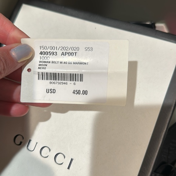 Gucci Leather Women’s Belt GG MARMONT - Picture 5 of 6